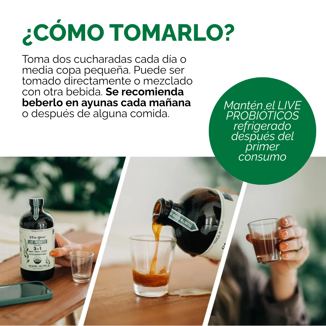 LIVE PROBIÓTICOS® — Formula natural que Alivia la Gastritis y recupera tu Bienestar Digestivo