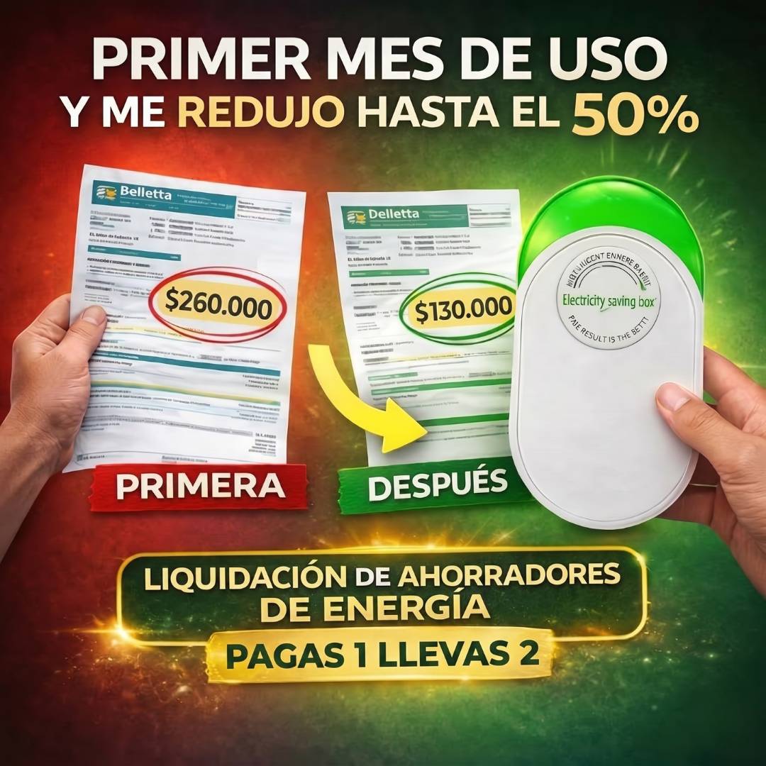 Kit 2x1 | Ahorrador de Energía Powers ÚLTIMO MODELO | Reduce el Consumo de Energía Hasta un 50%