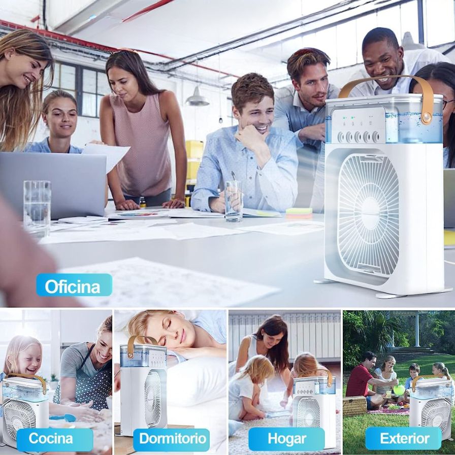 VENTILADOR HUMIDIFICADOR ECOAURA 🍃😎🌿