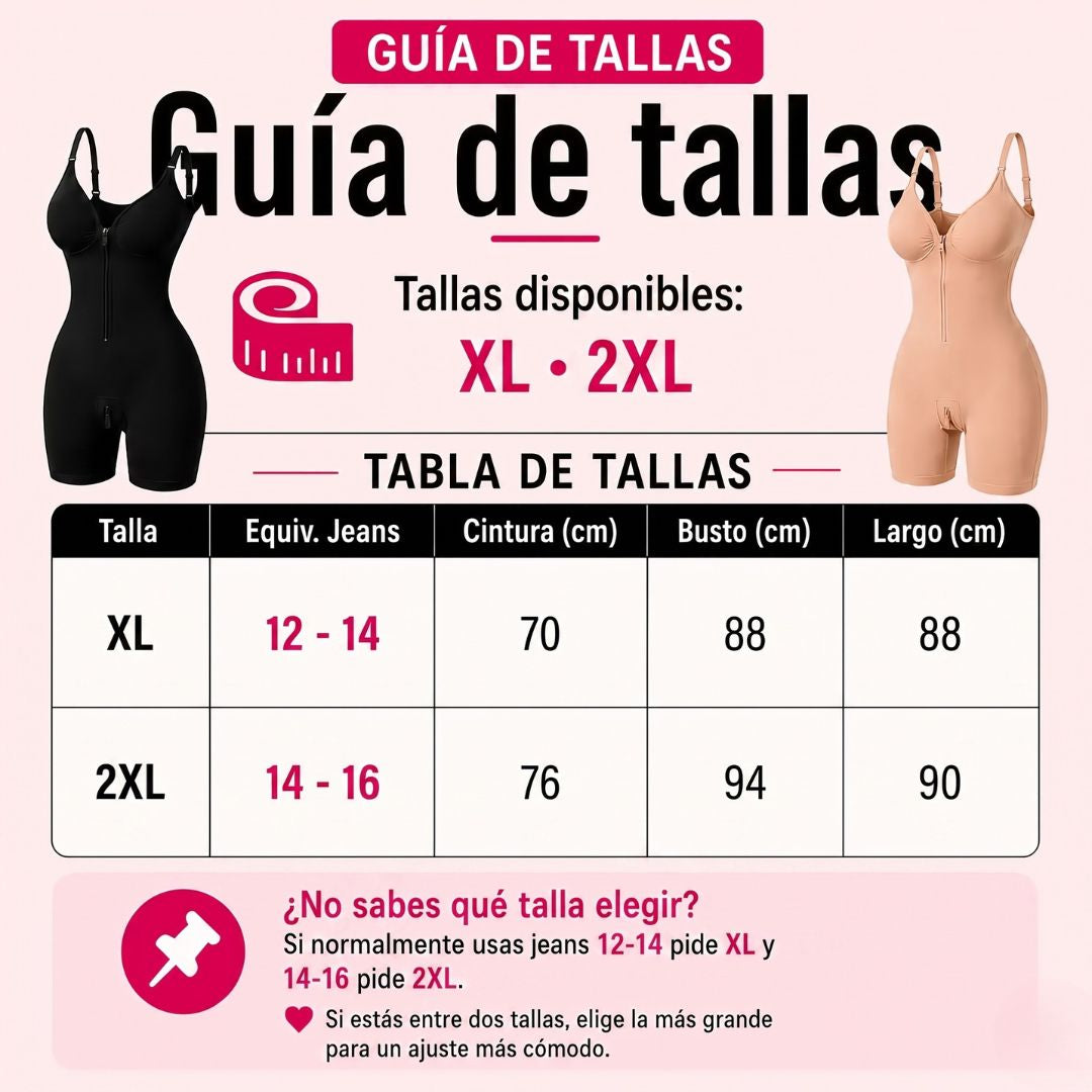 ENTERIZO MOLDEACURVAS 360 | Define y Realza Tu Figura Curvy al Instante