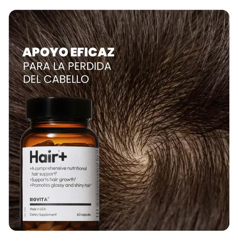 Hair+ x 60 CAPS: El Secreto Ancestral que Reduce la Caída del Cabello y Aumenta el Volumen