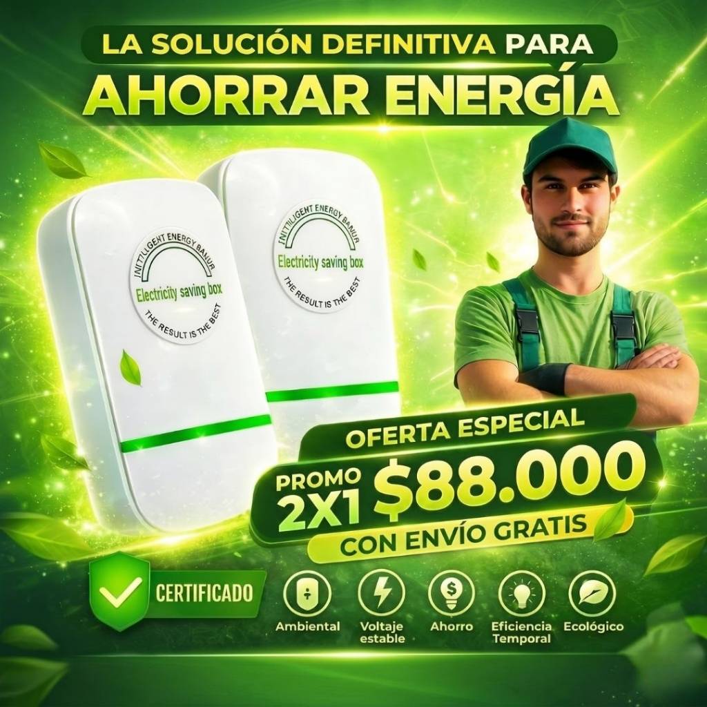 Kit 2x1 | Ahorrador de Energía Powers | Reduce el Consumo de Energía Hasta un 50%