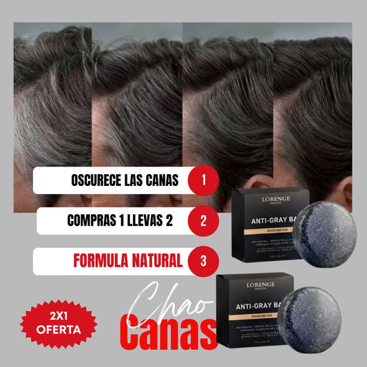 Kit Pagas 1 Llevas 2 | Jabón Chao Canas | Despídete de las Canas Sin Tintes
