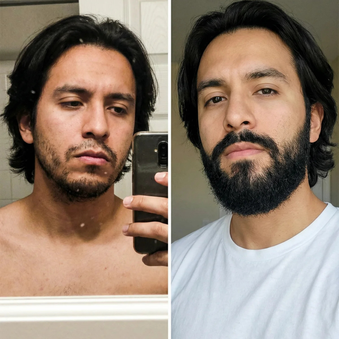 Bálsamo Apolo ORIGINAL (Minoxidil 20%) + Activador GRATIS | Barba Densa y Fuerte en Tan Solo 8 Semanas