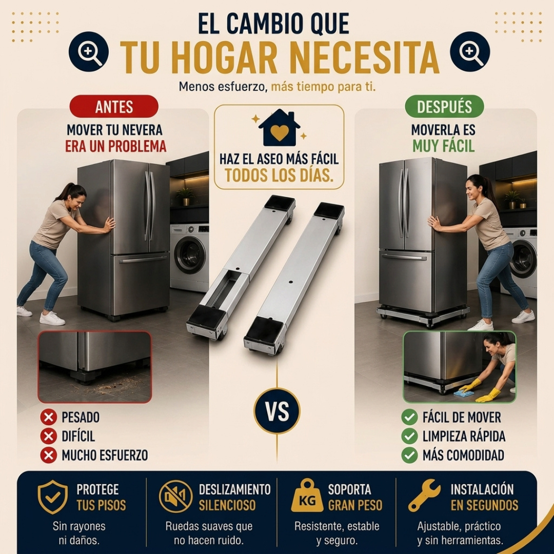 Soportes Base con Ruedas para Electrodomésticos