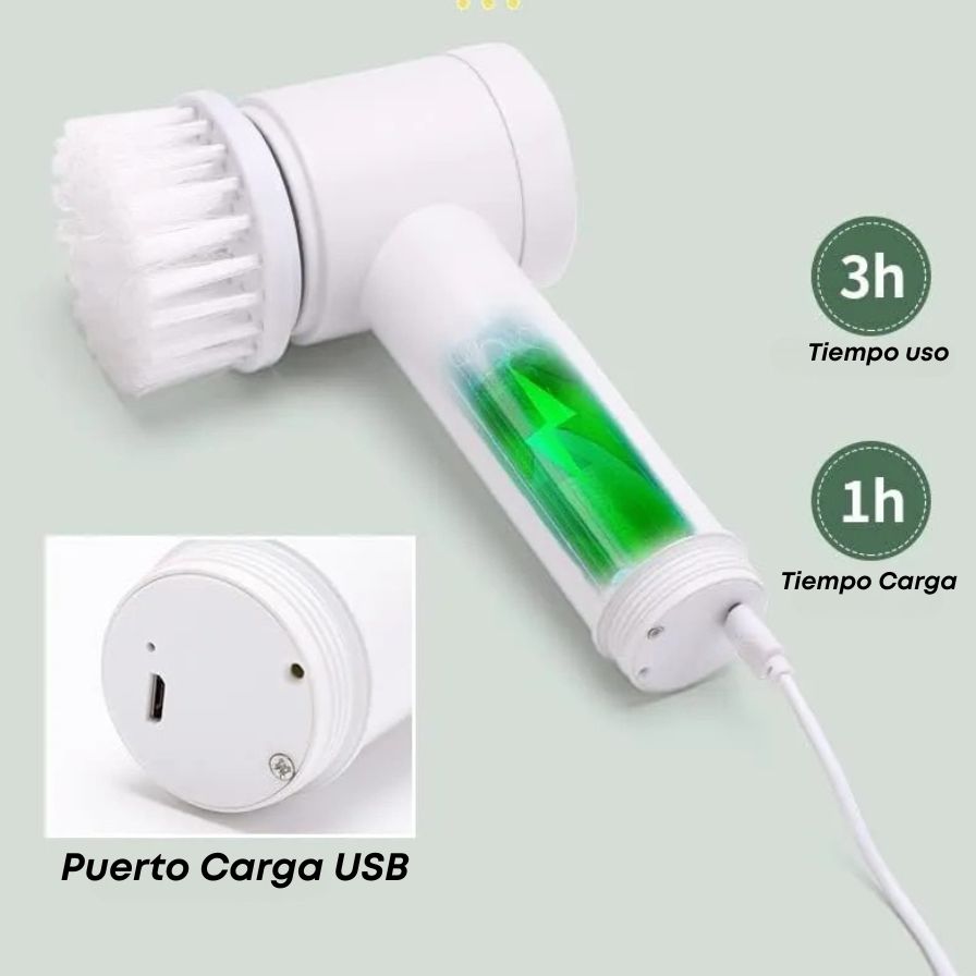 CEPILLO ELÉCTRICO BRILLAMAX 🧽🏠