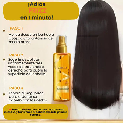 ✨TÓNICO ANTIFRIZZ - Añade brillo, suavidad, reduce frizz y protege tu cabello