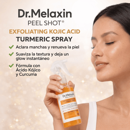 Dr. Melaxin Peel Shot ORIGINAL (200ml) Cúrcuma + Acido Kójico | Dile Adiós a las Manchas en Pocas Semanas