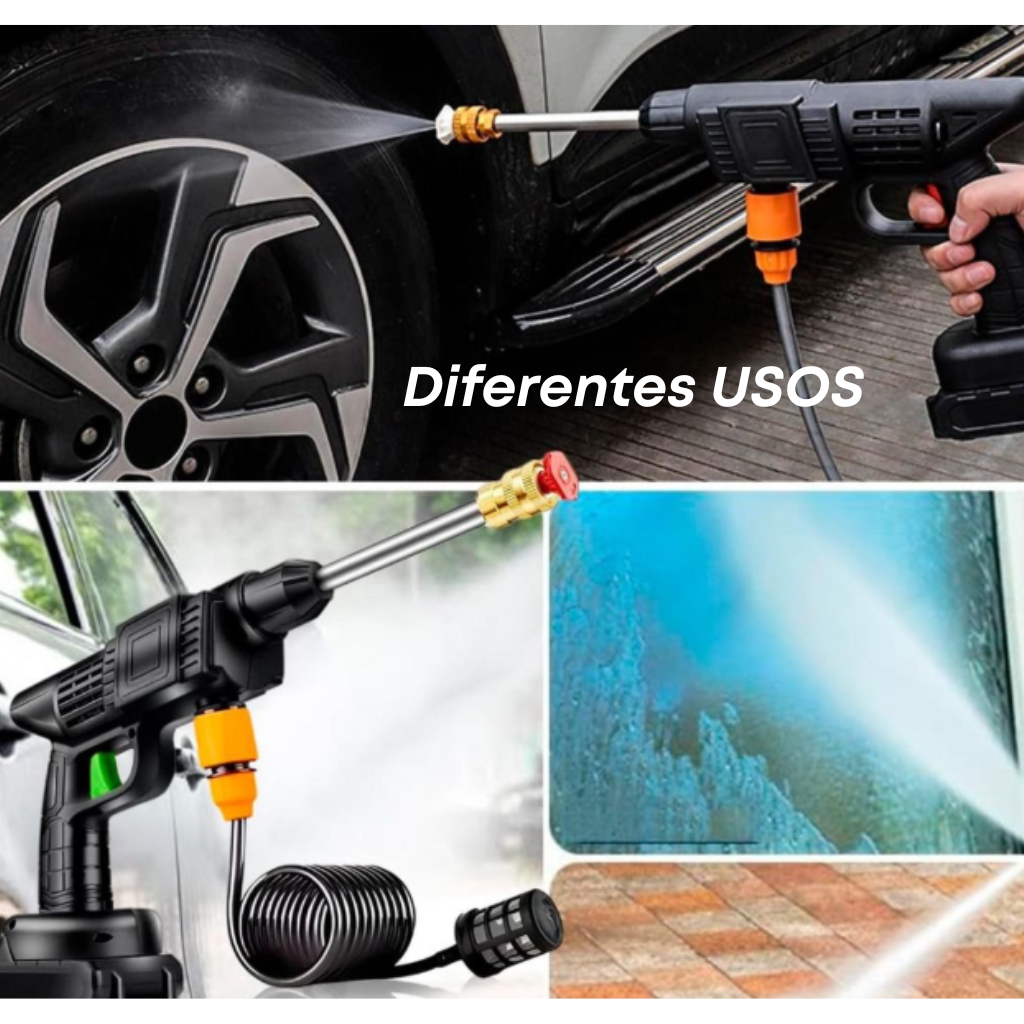 Hidrolavadora Portátil  TURBOLAVA - 2 Baterias 🧼💦🚗