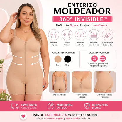 ENTERIZO MOLDEACURVAS 360 | Define y Realza Tu Figura Curvy al Instante