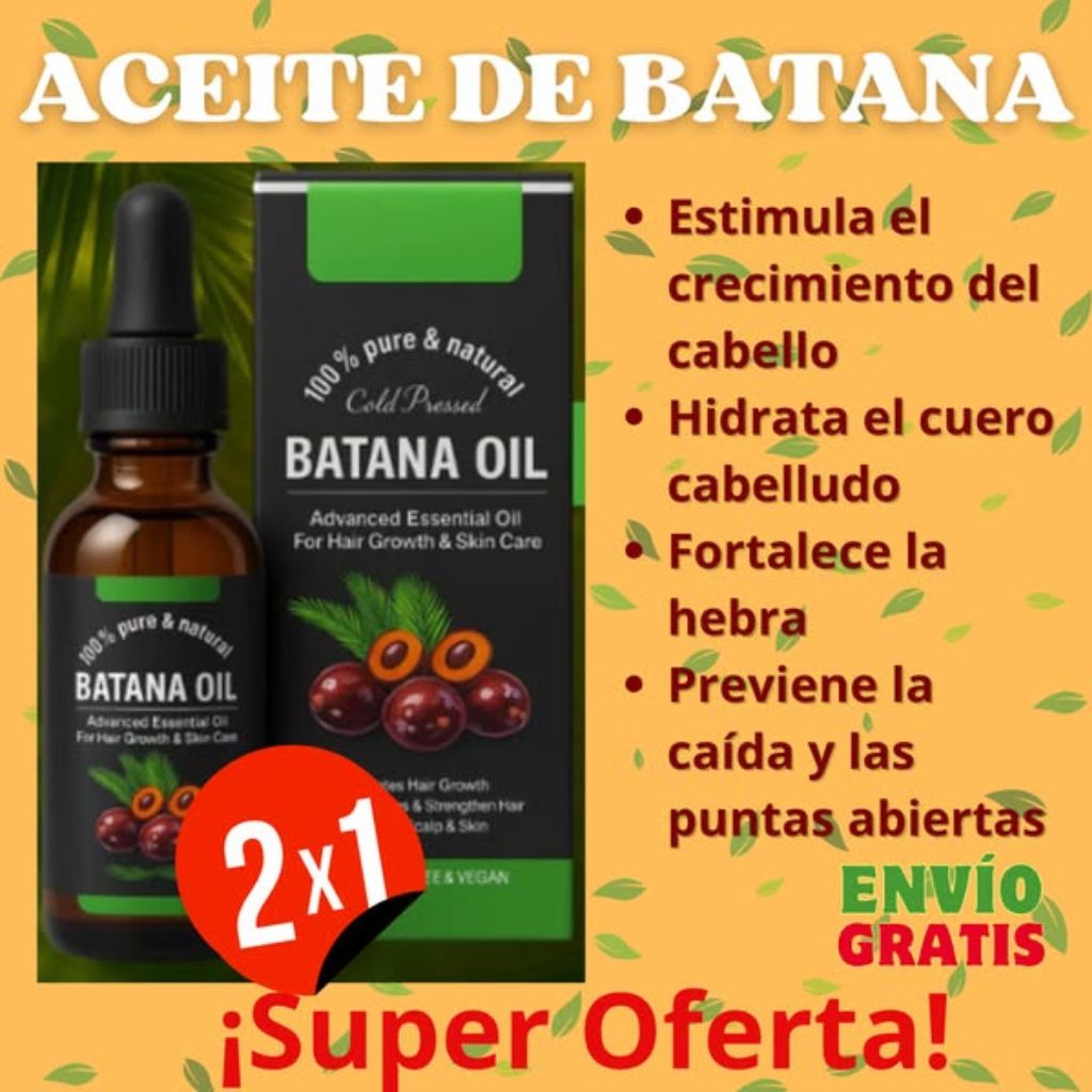 Aceite Batana ORIGINAL x2: El Secreto Ancestral para Prevenir la Caída del Cabello y Estimular el Crecimiento