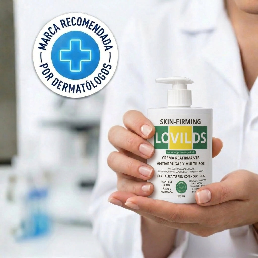 Compras 1 Llevas 2 | Crema Lovilds ORIGINAL (500ml) | Piel Más Firme y con Menos Arrugas En 4 Semanas