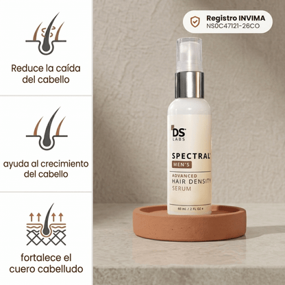 Serum Spectral Mens ORIGINAL (60ml) Nanoxidil 5% + Cafeína | Recupera tu Cabello en  8 Semanas