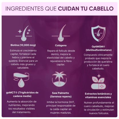 HAIR GROWTH: El secreto natural para un cabello más denso, fuerte y lleno de vida