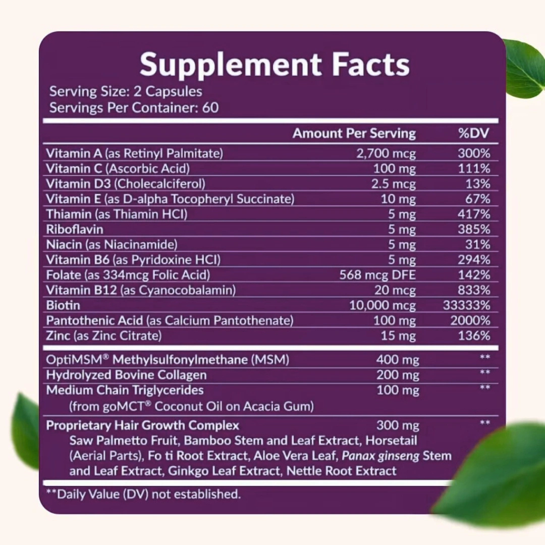 HAIR GROWTH: El secreto natural para un cabello más denso, fuerte y lleno de vida