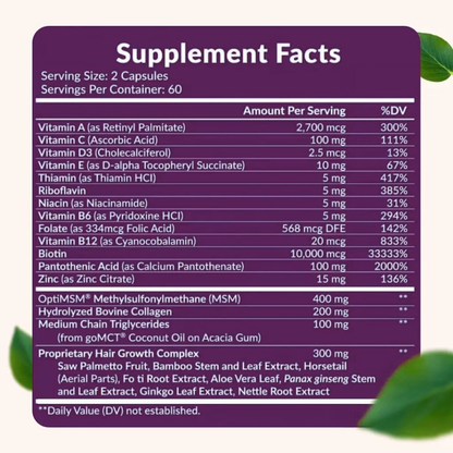 HAIR GROWTH: El secreto natural para un cabello más denso, fuerte y lleno de vida