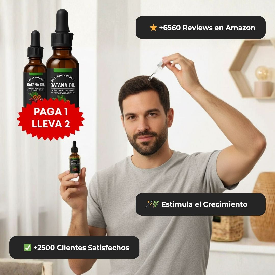 Pagas 1 Llevas 2 | Aceite de Batana ORIGINAL (30ml) + ROMERO | Fórmula Ancestral PREMIUM Para el Crecimiento del Cabello