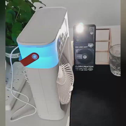 VENTILADOR HUMIDIFICADOR ECOAURA 🍃😎🌿