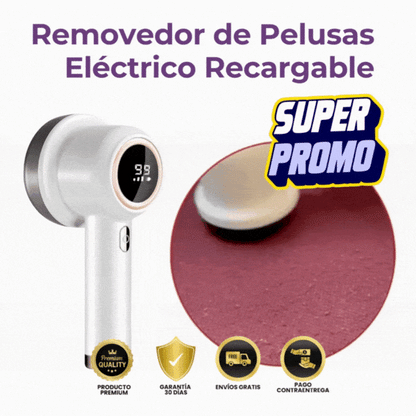 Removedor de Pelusa Eléctrico Recargable Pelus Out⚡Ropa Siempre Impecable